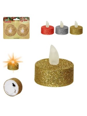 VELA ARTIFICIAL GLITTER C/2 PCS ZEIN