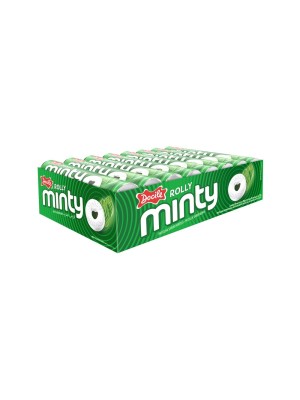 PASTILHA ROLLY MINTY HORTELA CX C/16PCS 464G UN. DOCILE